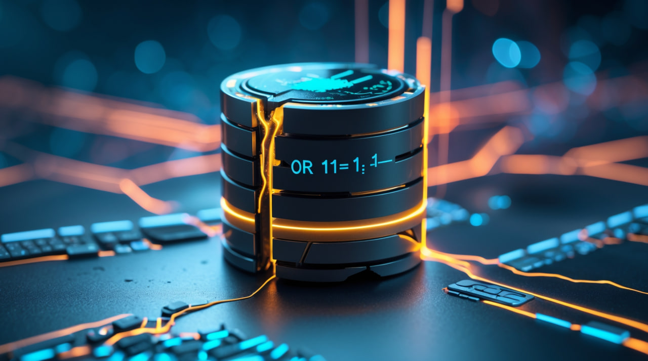 Схематичное изображение атаки SQL-инъекции на базу данных. Полное руководство по защите от SQL-инъекций от codeby.school.